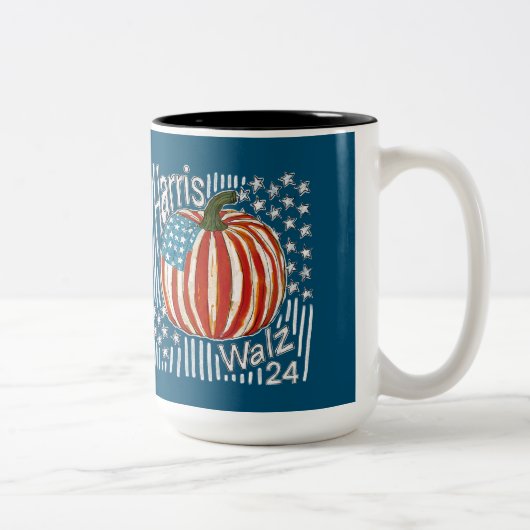 Harris Walz 24 Tweekleurige Koffiemok (Rechts)