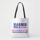 Harris Walz Bag Tote Bag (Voorkant)