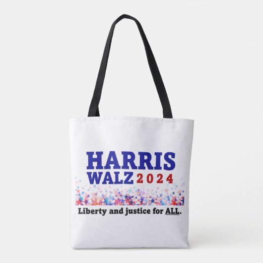 Harris Walz Bag Tote Bag (Achterkant)