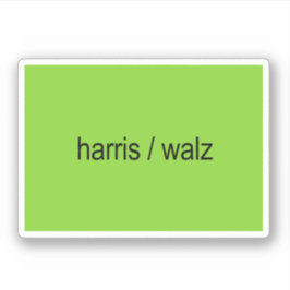 Harris / Walz Brat Summer Sticker