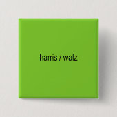 Harris / Walz Brat Summer Vierkante Button 5,1 Cm (Voorkant)