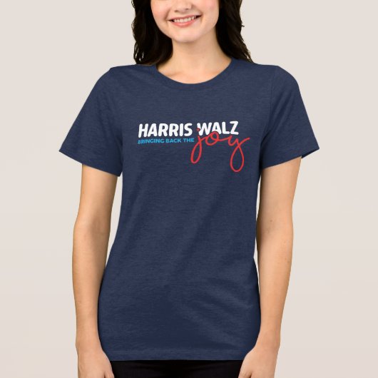 Harris Walz brengt het Joy Women's Shirt terug (Voorkant)