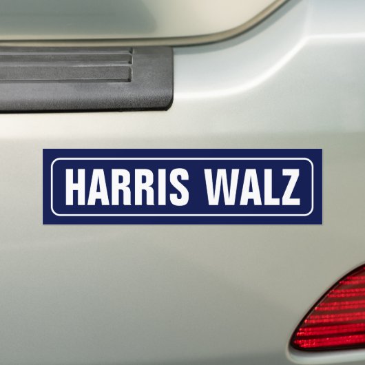 Harris-Walz Bumpersticker (Op auto)