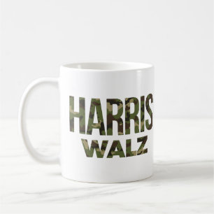 Harris Walz Camouflage 2024 Koffiemok