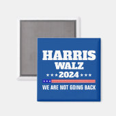 Harris Walz campagne 2024 Magneet (Voorkant / Achterkant)