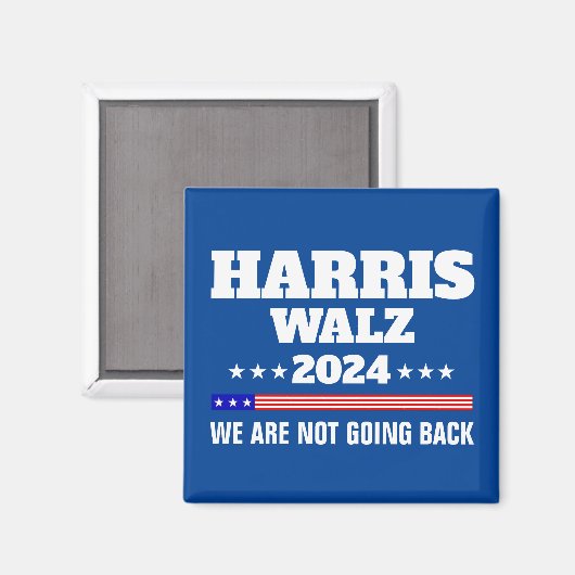 Harris Walz campagne 2024 Magneet (Voorkant / Achterkant)
