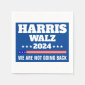 Harris Walz campagne 2024 Servet (Voorkant)