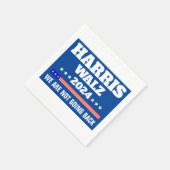 Harris Walz campagne 2024 Servet (Hoek)