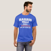 Harris Walz campagne 2024 T-shirt (Voorkant volledig)