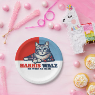 Harris Walz Campaign Papieren Bordje
