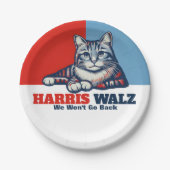 Harris Walz Campaign Papieren Bordje (Voorkant)