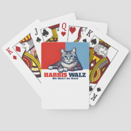 Harris Walz Campaign Pokerkaarten