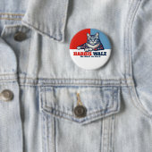 Harris Walz Campaign Ronde Button 5,7 Cm (In situ)