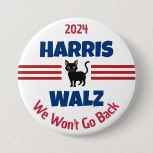 Harris Walz Campaign Ronde Button 7,6 Cm