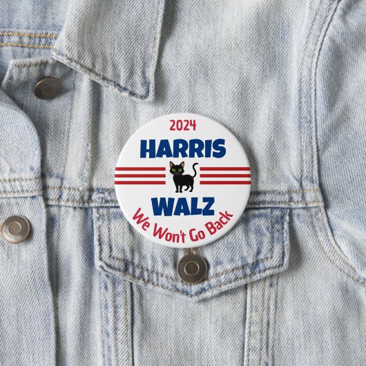 Harris Walz Campaign Ronde Button 7,6 Cm (In situ)