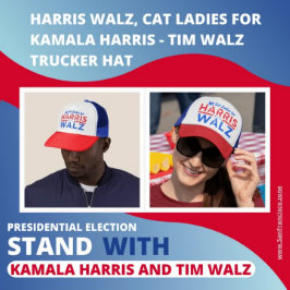 Harris Walz, Cat Ladies voor Kamala Harris Tim Wal Trucker Pet