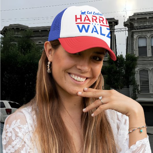 Harris Walz, Cat Ladies voor Kamala Harris Tim Wal Trucker Pet