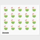 Harris Walz Cocnut Drink Sticker (Vel)
