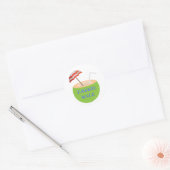 Harris Walz Cocnut Drink Sticker (Envelop)