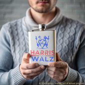 Harris Walz, Dancing Cats, Aangepaste QR-code, Has Heupfles