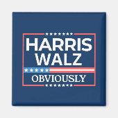 Harris Walz. Duidelijk. Kamala Harris Tim Walz Magneet (Voorkant)