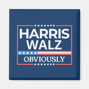 Harris Walz. Duidelijk. Kamala Harris Tim Walz Magneet