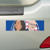 Harris Walz Election Bumpersticker (Op auto)