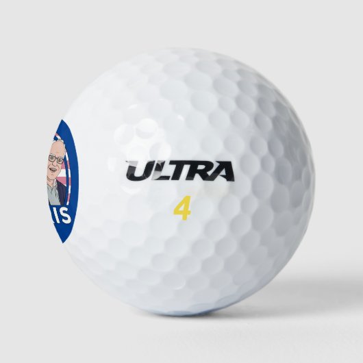 Harris Walz Election Golfballen (Logo)