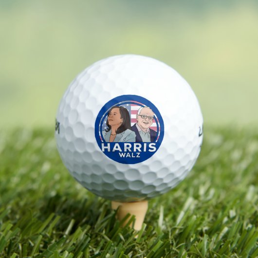 Harris Walz Election Golfballen (Insitu Shirt)