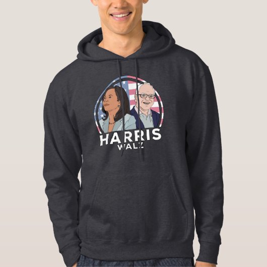 Harris Walz Election Hoodie (Voorkant)
