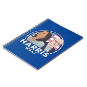 Harris Walz Election Notitieboek (Linkerzijde)