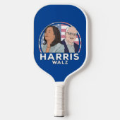 Harris Walz Election Pickleball Paddle (Achterkant)
