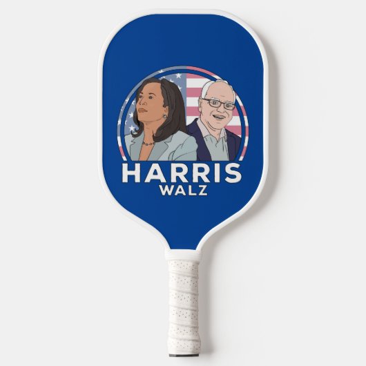 Harris Walz Election Pickleball Paddle (Voorkant)