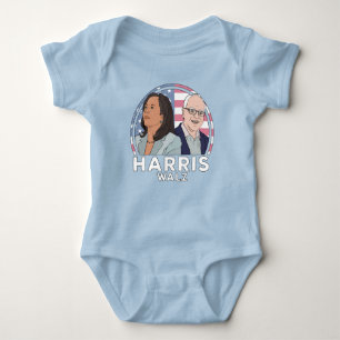 Harris Walz Election Romper