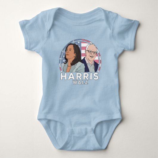 Harris Walz Election Romper (Voorkant)