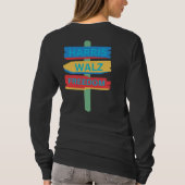 Harris Walz Freedom Beach-bord T-shirt (Achterkant)