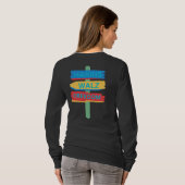 Harris Walz Freedom Beach-bord T-shirt (Achterkant volledig)