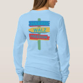 Harris Walz Freedom Beach-bord T-shirt (Achterkant)