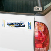Harris & Walz Gold Star Bumpersticker (Op Truck)