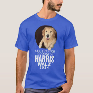 Harris/Walz Goldens voor Goodness t-shirt