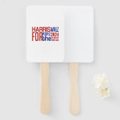 Harris Walz Handwaaier (Voorkant en achterkant)