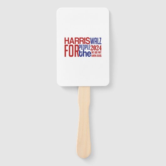 Harris Walz Handwaaier (Voorkant)