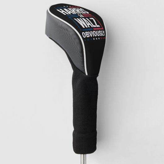 Harris Walz heeft de Harris Waltz 2024 verkiezinge Golfheadcover (Schuin)