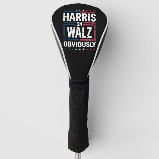 Harris Walz heeft de Harris Waltz 2024 verkiezinge Golfheadcover (Voorkant)