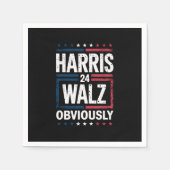Harris Walz heeft de Harris Waltz 2024 verkiezinge Servet (Voorkant)