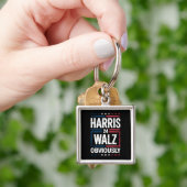 Harris Walz heeft de Harris Waltz 2024 verkiezinge Sleutelhanger (Hand)