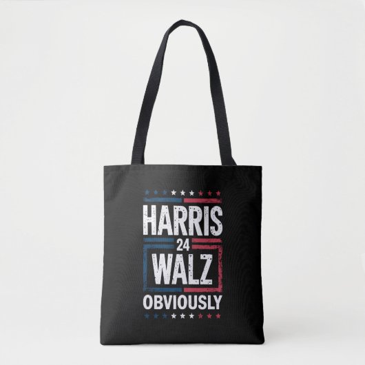Harris Walz heeft de Harris Waltz 2024 verkiezinge Tote Bag (Voorkant)