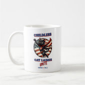 Harris Walz Hero Kat Kinderloze Kat Dames Verenige Koffiemok (Links)