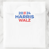 Harris Walz in 2024 Ronde Sticker (Tas)