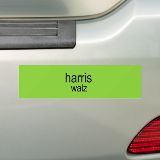 Harris Walz is Brat Bumpersticker (Op auto)